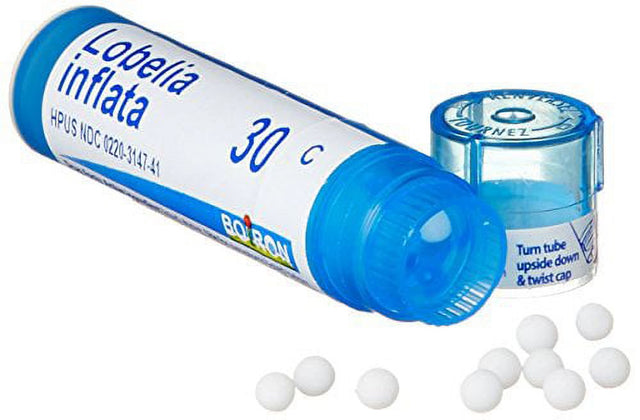 Boiron Lobelia Inflata 30C (Pack of 5), Homeopathic Medicine for Quitting Smoking