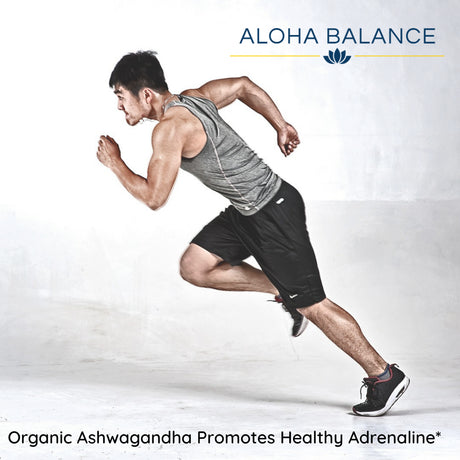 Ashwagandha Root Powder - Energy Booster & Adrenaline Aid - Natural Supplement by Aloha Balance