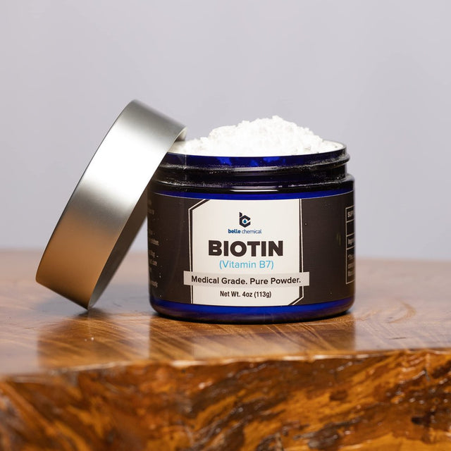 Biotin (Vitamin B7) Pure Powder 4Oz (113G) Hair, Nails, Metabolism, Cell Growth