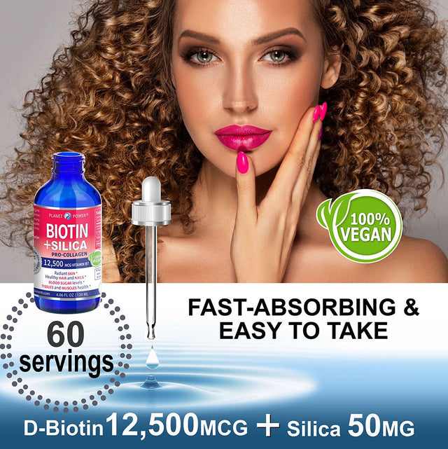 Vegan BIOTIN Drops with SILICA Pro-Collagen