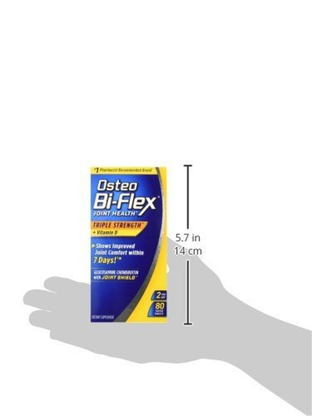 Osteo Bi-Flex Triple Strength + Vitamin D, Coated Tablets 80 Ea