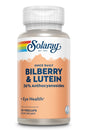 Solaray Bilberry & Lutein -- 30 Vegcaps