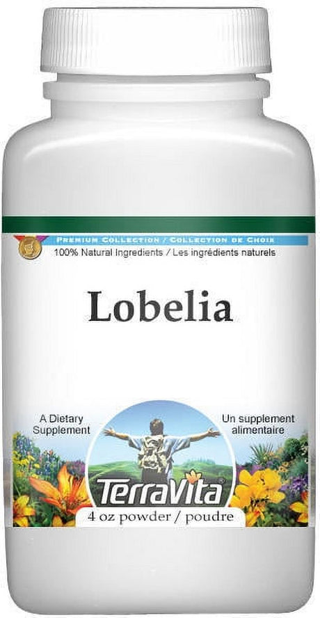 Terravita Lobelia Powder, (4 Oz, 3-Pack, Zin: 512459)