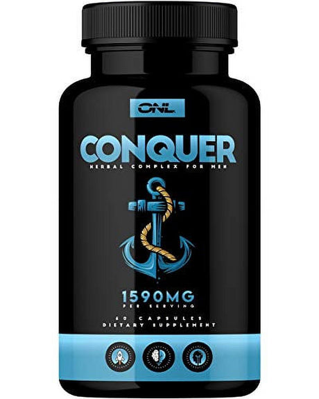 Conquer Premium Fertility Supplement for Men - Support Sperm Count, Motility, Volume - All Natural Energy Booster - Healthy Herbal Complex - 1 Month Supply