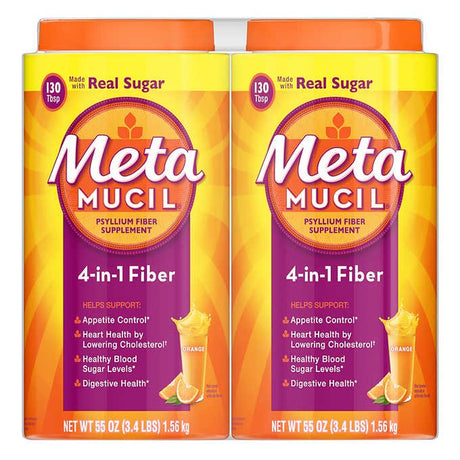 Metamucil Fiber Supplement, Orange, 260 Servings