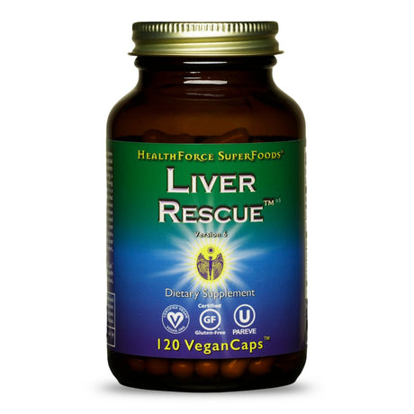 Healthforce Superfoods Liver Rescue, Version 6, 120 Vegan Caps