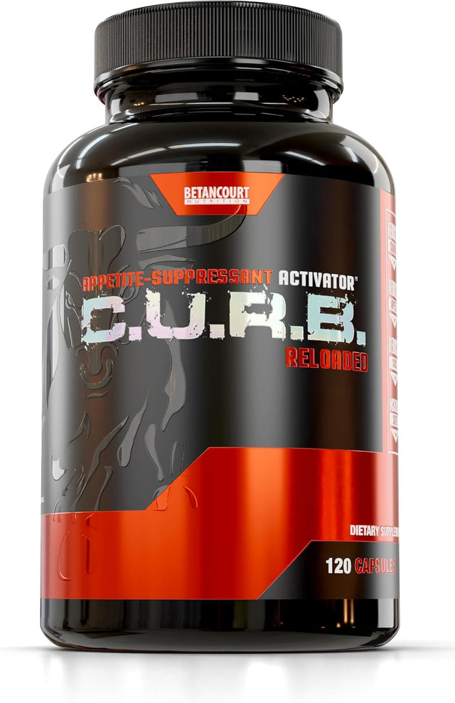 Betancourt Nutrition Curb Reloaded Appetite Suppressant | Increase Satiety, Reduce Appetite & Cravings | Improve Overall Well Being | 120 Capsules