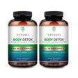 VITASEI Body Detox Capsules, Ultimate Cleanse Support W/Cascara Sagrada Bark, Psyllium Husk Seeds, Senna Leaves, Flax Seed Powder, Colon Cleanse-Full Body Detox Dietary Supplement-60 Capsules (2 Pack)