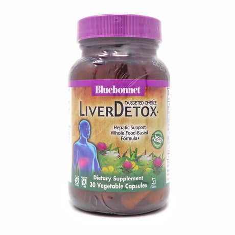 Bluebonnet Nutrition Targeted Choice Liver Detox 30 Vegetable Capsules