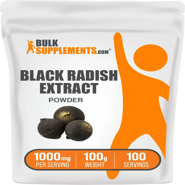 Bulksupplements.Com Black Radish Extract Powder - Herbal Supplement for Liver (100 Grams - 3.5 Oz)