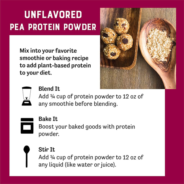 Judee’S Unflavored Pea Protein Powder (80% Protein) 3 Lb - 100% Non-Gmo, Keto-Friendly, Vegan - Dairy-Free, Soy-Free, Gluten-Free and Nut-Free - Easily Dissolve in Liquids