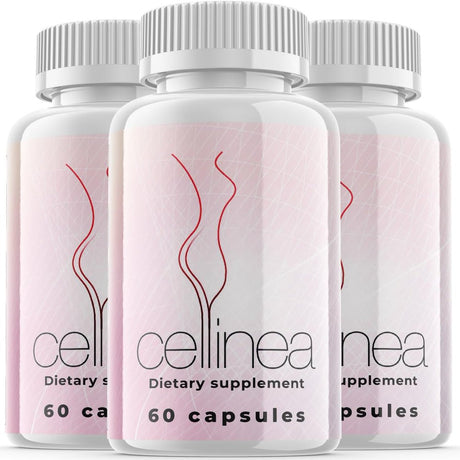 (3 Pack) Cellinea - Dietary Supplement Anti-Aging Pills and Ageless Skin Formula - Ingredients for All Skin Types (180 Capsules)