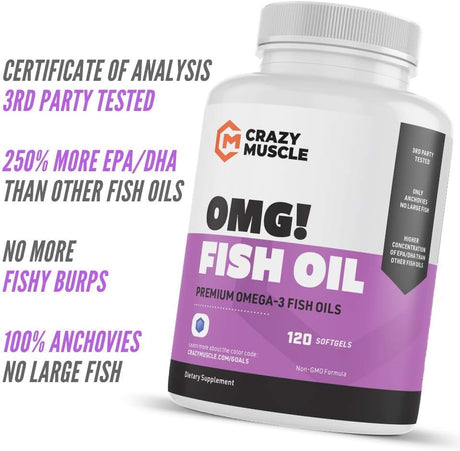 Get Stronger with Fish Oils, BCAA and Creatine