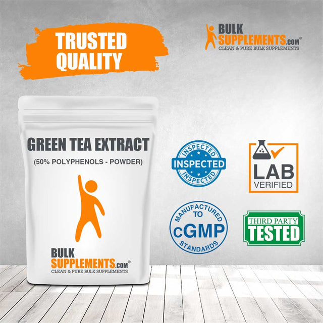 Bulksupplements.Com Green Tea 50% Polyphenols Powder - Green Tea Extract - Green Tea Fat Burner - Green Tea Extract Fat Burner Supplement (1 Kilogram)