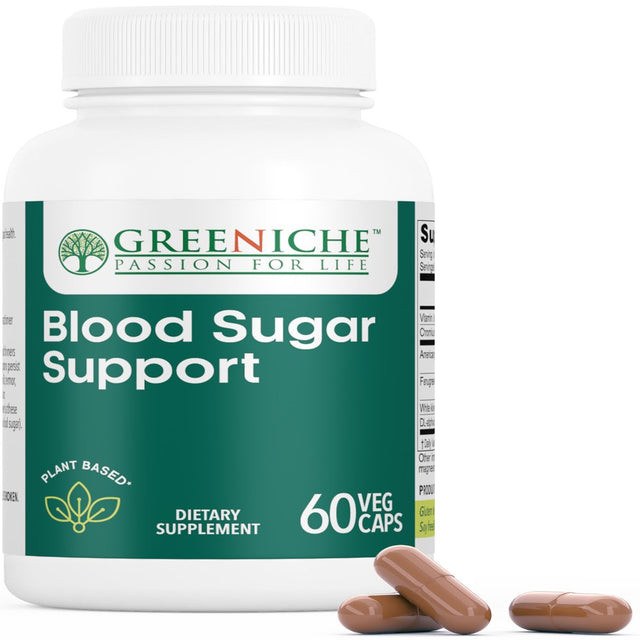 Greeniche Blood Sugar Level, 60 Capsule, High Potency Formula for Blood Sugar Levels