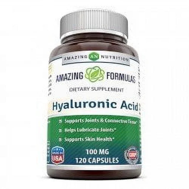 Amazing Formulas Hyaluronic Acid 100 Mg 120 Capsules