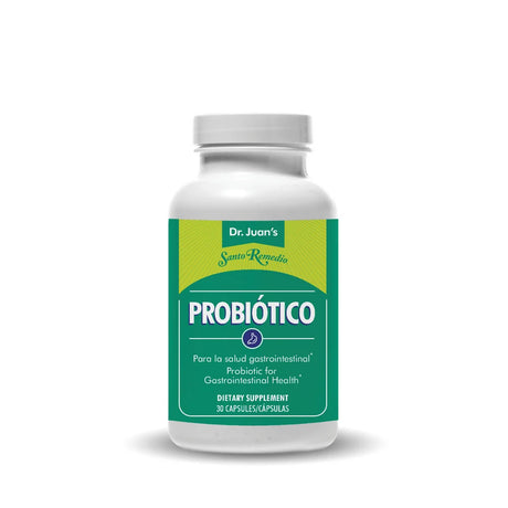 Santo Remedio Probiotic Supplement for Digestive Health, Unisex, 30 Count