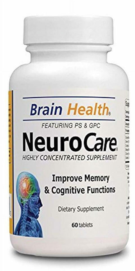 Ne Uro Care Natural Brain Health Supplement Support -60 Tablets