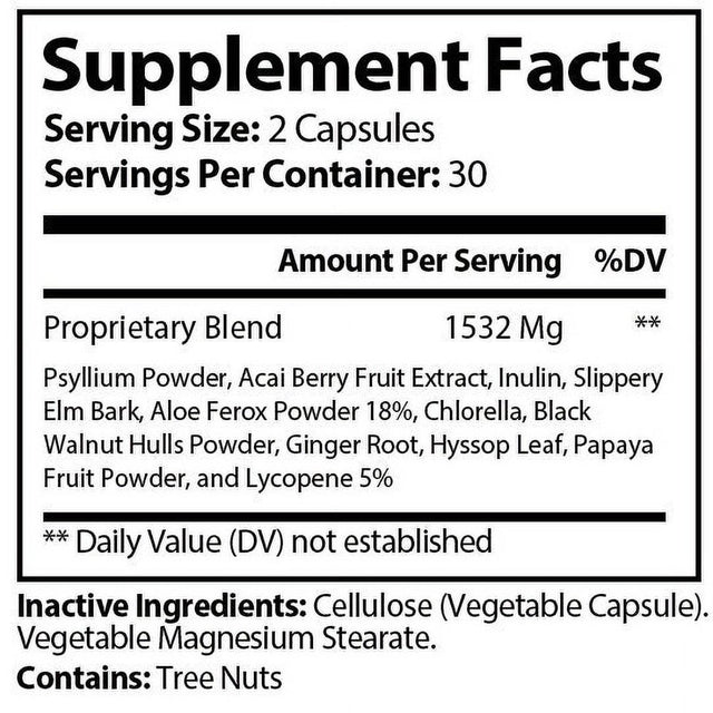 Heal Health Herbs Super Max Detox, 60 Capsules, 5 Oz