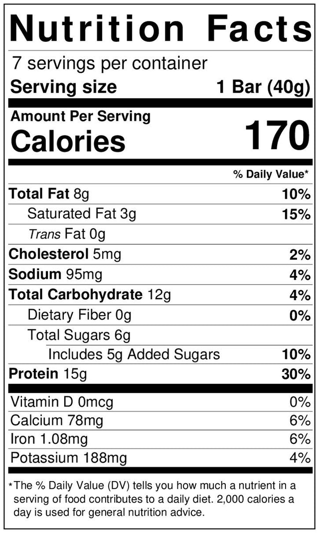 Proteinwise High Protein Bars, Peanut Butter, Gluten Free, Trans Fat Free, Low Carb, Low Calorie, Diet Healthy Snack, 7 Count