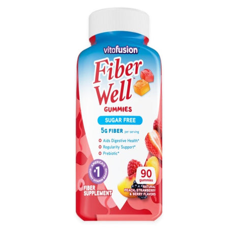 Vitafusion Fibre Well Fibre Supplement Gummies, 90 Gummies