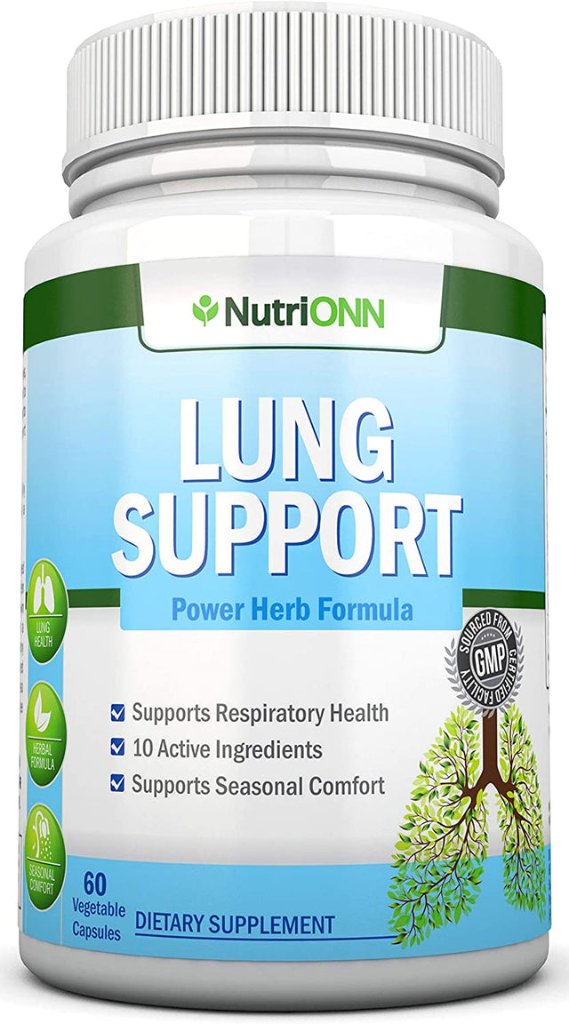 Lung Cleanse - Powerful Lung Detox Program - 100% Vegetable Based - Great for Smokers - Supports Respiratory Health - Helps Reduce the Production of Mucus - Promotes Comfortable Breathing