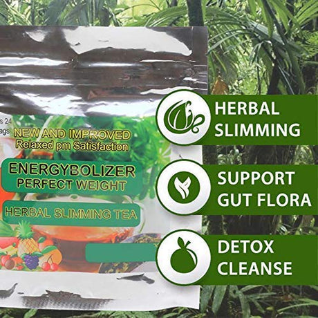 Energybolizer Perfect Weight Herbal Detoxing Tea (24 Bags) (Honey Lemon Lime Grapefruit - 3 Pack)