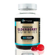 Elevated Elderberry Gummies (60Ct), Zinc & Vitamin C - Non-Gmo, Vegan