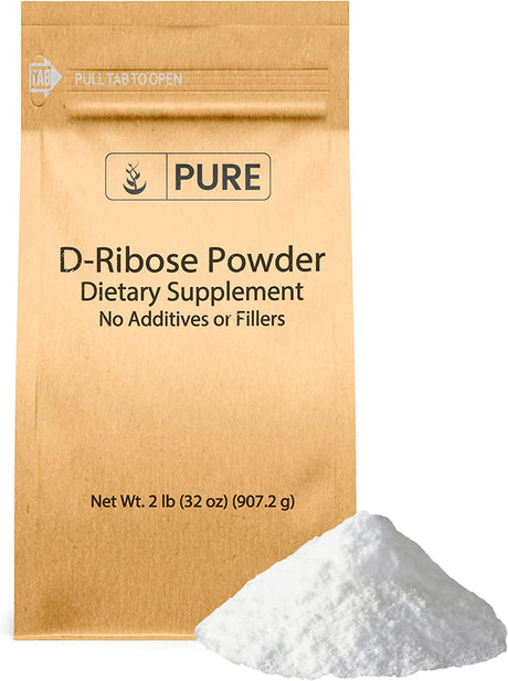 Pure Original Ingredients D-Ribose (2Lb) Nutritional Supplement, Non-Gmo, Gluten-Free, Unflavored