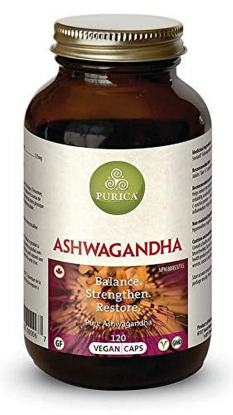 PURICA Ashwagandha (120 Veg Caps)