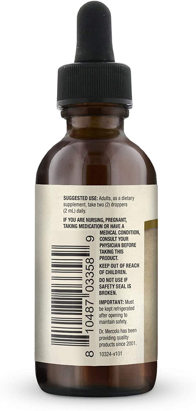 Dr. Mercola Organic Digestive Bitters, 1 Bottle (2 Fl Oz.), Supports Normal Digestion and Overall Gastrointestinal Health*, Non GMO, Soy Free, Gluten Free, USDA Organic