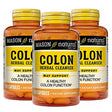 MASON NATURAL Colon Herbal Cleanser, Dietary Supplement Supports Digestive Health with Soluble Fibers, Probiotics and Herbs, 100 Count, Pack of 3