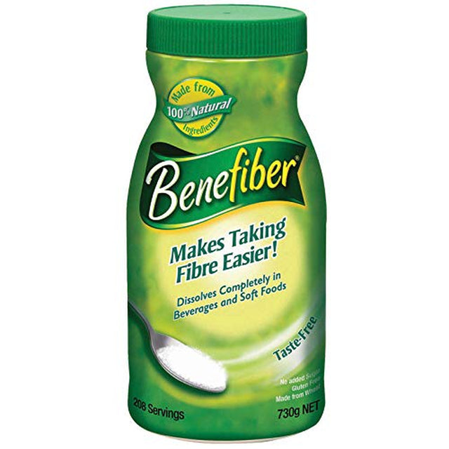 Benefiber 730Gm Jumbo 25.75Oz Fiber Supplement Powder 208 Serves