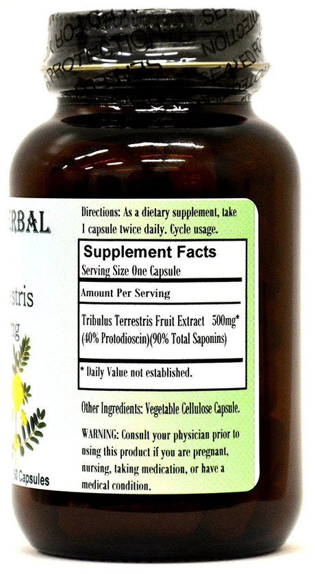 Barlowe'S Herbal Elixirs Tribulus Terrestris Extract- Premium Testosterone Booster