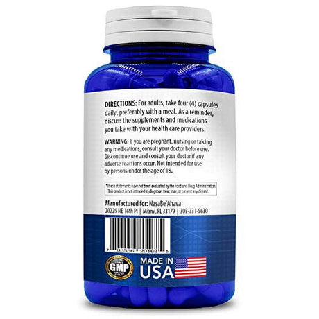 NASA BEAHAVA Pure Sam-E 1500Mg (Per Serving) 90Capsules (S-Adenosyl Methionine) Supports Joint Health & Brain Function - USA Made