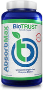 Biotrust Absorbmax Complete Digestive Enzyme Blend | Gluten Free, Non GMO | Supports Optimal Nutrient Use, Digestion & Gut Health | Helps Soothe Digestive Discomfort