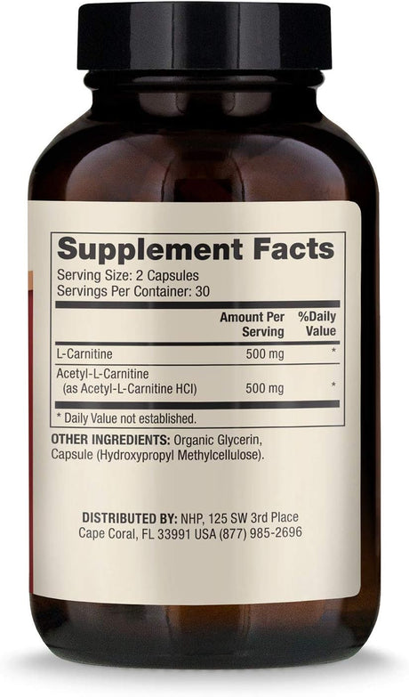 Dr. Mercola Carnitine Complex, 30 Servings (60 Capsules), Dietary Supplement, 1000 Mg per Serving, Supports Immune Health, Non-Gmo