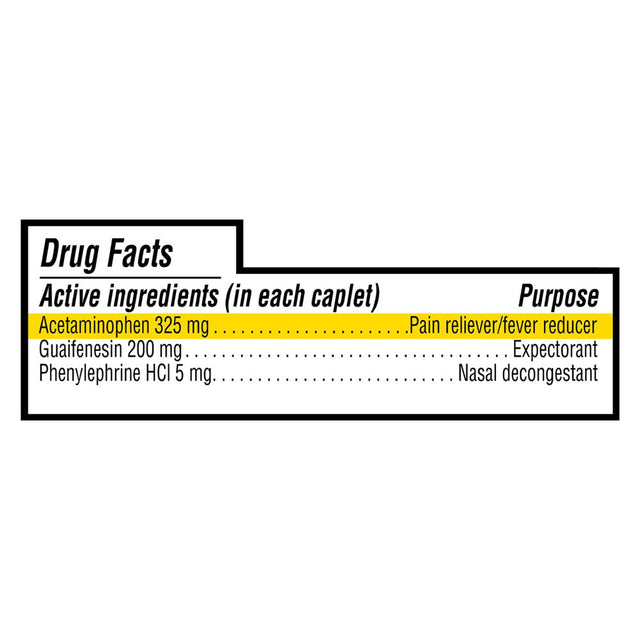 Equate Severe Sinus Congestion & Pain Acetaminophen Caplets 325Mg, 24 Count