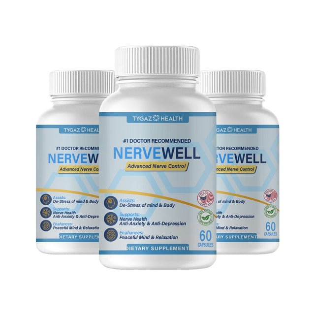 (3 Pack) Nervewell - Nerve Well Advanced Nerve Control