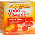 Emergen-C 1,000 Mg Vitamin C Drink Mix Packets Super Orange 10 Each (Pack of 6)