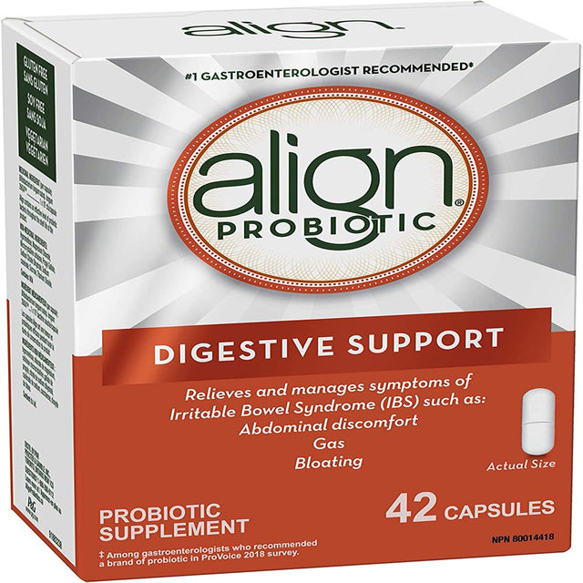 Align Probiotic Supplement 42 Caps, Features Bifidobacterium 35624™ Probiotic Bacteria by Visit the Align Store