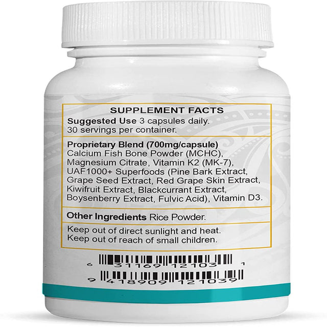 <Span Style="Font-Size: 10.5Pt;">Frezzor Calcium plus Magnesium, Highly Bioavailable Bone Supplement, </Span>Vitamins K2 and D3, 5-Pack, 450 Capsules