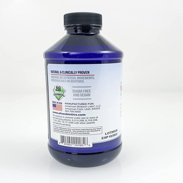 Silver Biotics Liquid 10 Ppm Silver Ultimate Immune System Support, 8 OZ