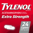 Tylenol Extra Strength Caplets with 500 Mg Acetaminophen, 24 Ct