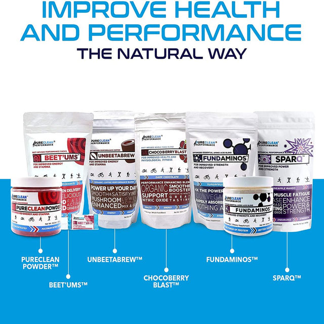 SPARQ All-Natural Pre-Workout Powder, Natural Energy, Pureclean Performance