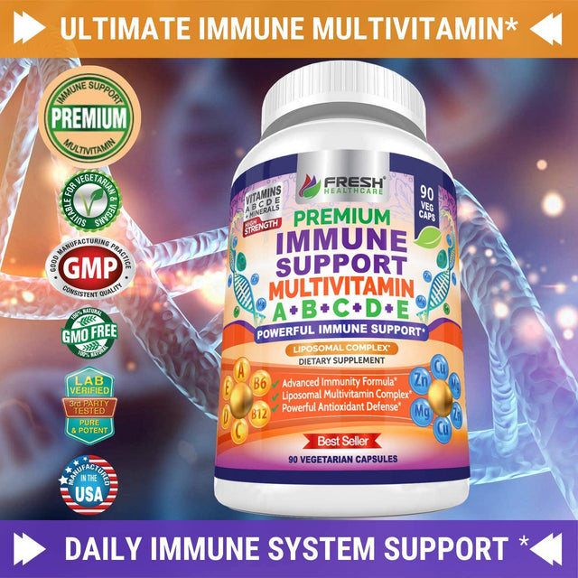 FRESH HEALTHCARE Apple Cider Vinegar and Immune Support Mutlivitamin Bundle