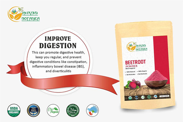 Beetroot Powder Organic for Baking and Smoothies | Nitric Oxide Suppement | Organic Beet Root Powder Boost Stamina and Increases Energy Gluten and GMO Free 5.3 Oz / 150 GMS