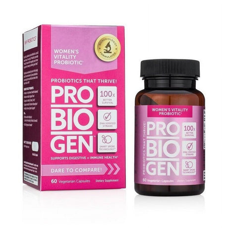 Probiogen Women S Daily Vitality with Smart Spore Technology Probiotics 60 Capsules