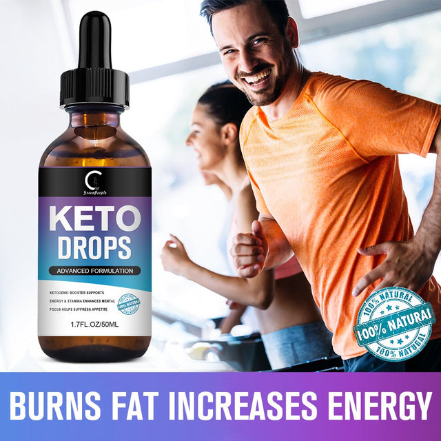 GPGP Keto Drops - Diet Weight Loss Supplement - Premium Fat Burner to Boost Metabolism, Suppress Appetite - 100 Ml