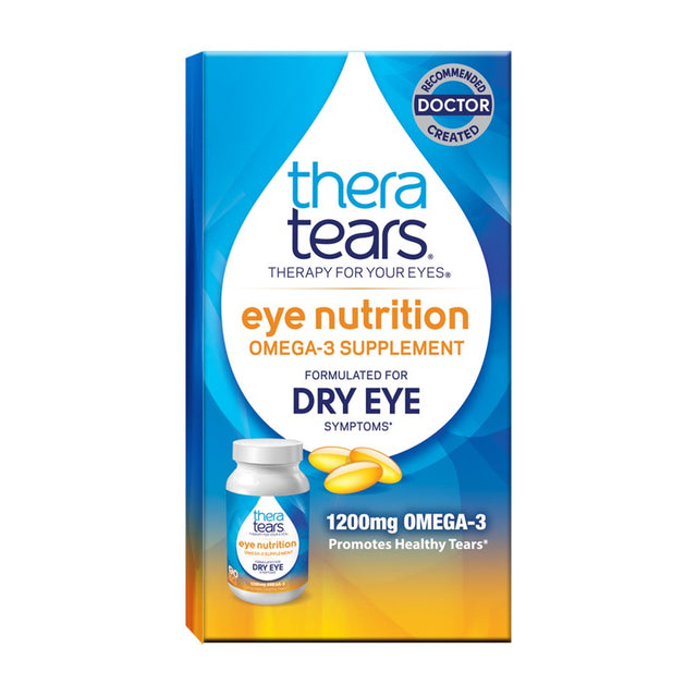 Theratears 1200Mg Omega 3 Supplement for Eye Nutrition, 90 Count